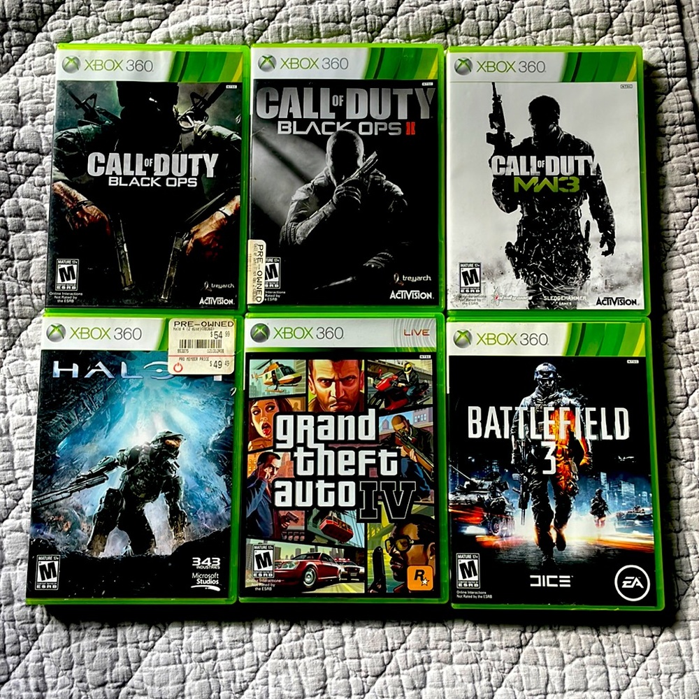 XBOX 360 SHOOTING GAMES